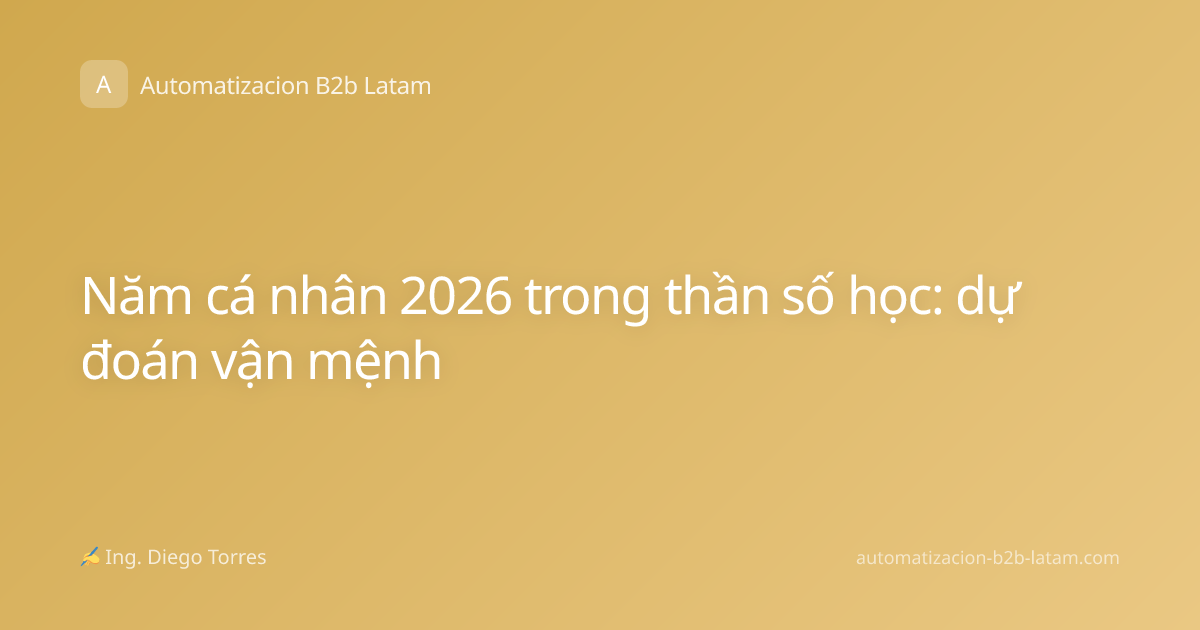Năm cá nhân 2026 trong thần số học: dự đoán vận mệnh